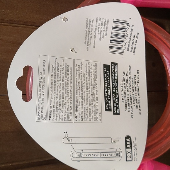 Light Up Jump Rope - Set of 2 -yellow/pink each, batteries not included NWT - Picture 5 of 5